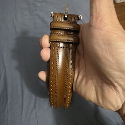 Men Johnston And Murphy Belt Size 38