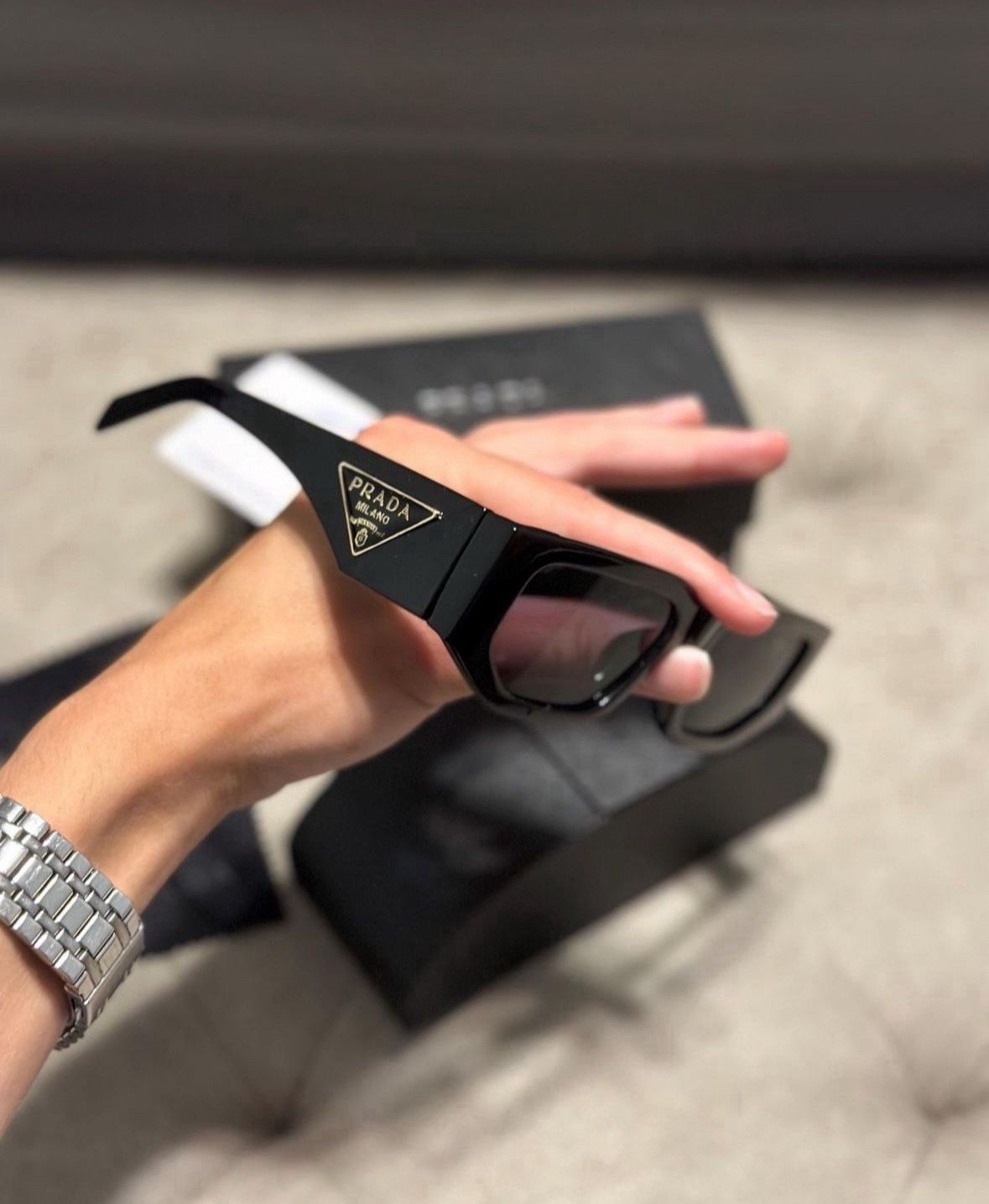 Prada PRO9ZS Luxury Designer Sunglasses With Box Makup 