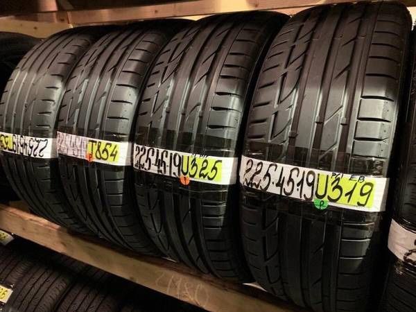 Q135 225 45 19 Bridgestone Potenza S001 Run Flat - 225/45R19 SET