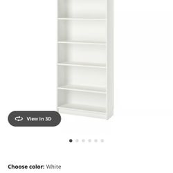 Ikea white bookshelf