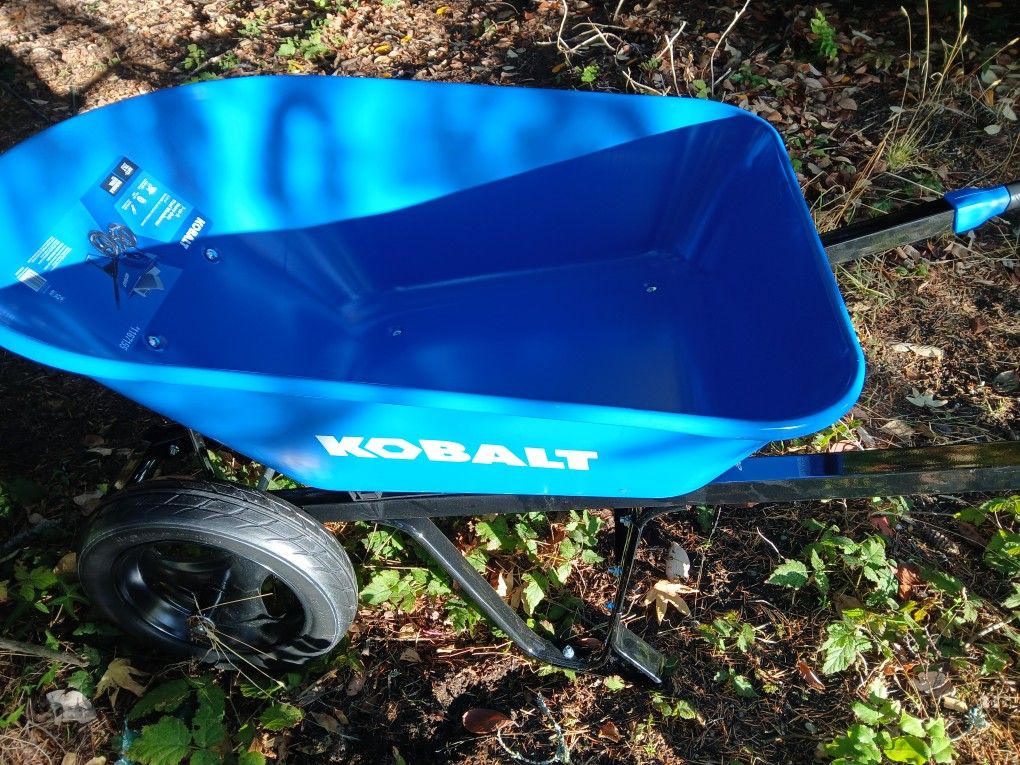 Kobalt 7cu Ft Wheelbarrow 175 Retail Brand New