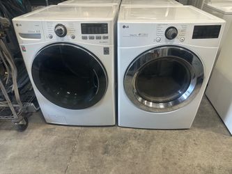 LG Front Load Washer and Gas Dryer