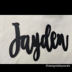 Nursery Custom Wooden Decorations & Names