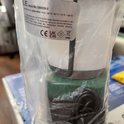 Camping LED light with built-in battery chargers