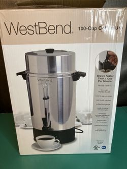 West Bend Aluminum 80 Cup Coffee Maker - household items - by owner -  housewares sale - craigslist
