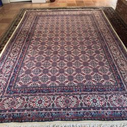 Large Gorgeous Vintage PERSIAN Hand knotted Area Rug 7’ x 10’