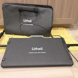 100W Portable Solar Panel, Foldable 25% High Efficiency Solar Charger