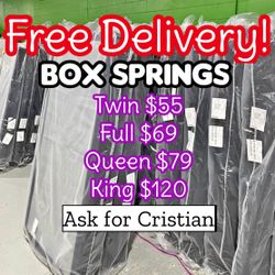 Box Springs  Twin box Full box  Queen box  King box  Bases para colchon  Box spring 