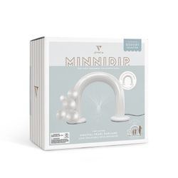 MINNIDIP Coastal Pearl Garland Luxe Inflatable Arch Sprinkler
