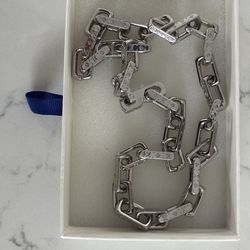 Sell Louis Vuitton Monogram Chain Necklace - Silver