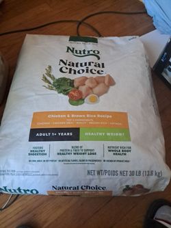 Nutro Natural Choice Chicken & Brown Rice 30lb Dog Food