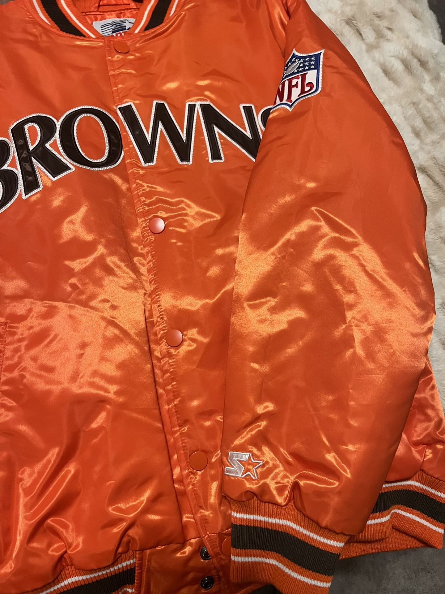 Retro Cleveland Brown Starter Jacket XL