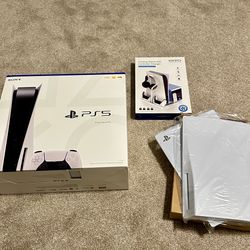 PS5 1TB Disc Edition + Games and Items Bundle