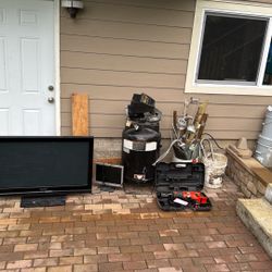 Free TV air compressor lights tools 