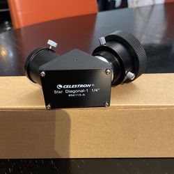 Star Celestron Diagonal And Adapter 