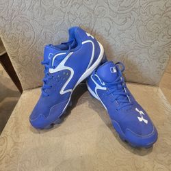 Under Armour MLB Baseball Cleats Royal Blue size 6 youth