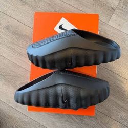 Nike Mind 001 Slides “Triple Black” Size 10