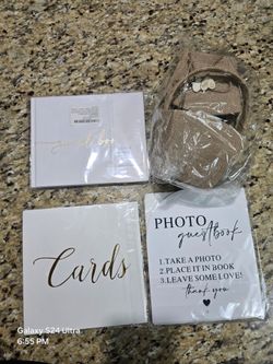 Wedding Guest Book & Reception Decor Bundle – New