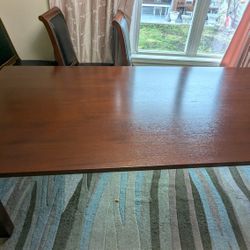 Brown Wood Table