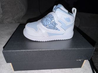 Toddler's Sky Jordan 1 Blue Tint/White-Ice Blue (BQ7196 411) Size 6c