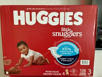 Huggies size 3 large box