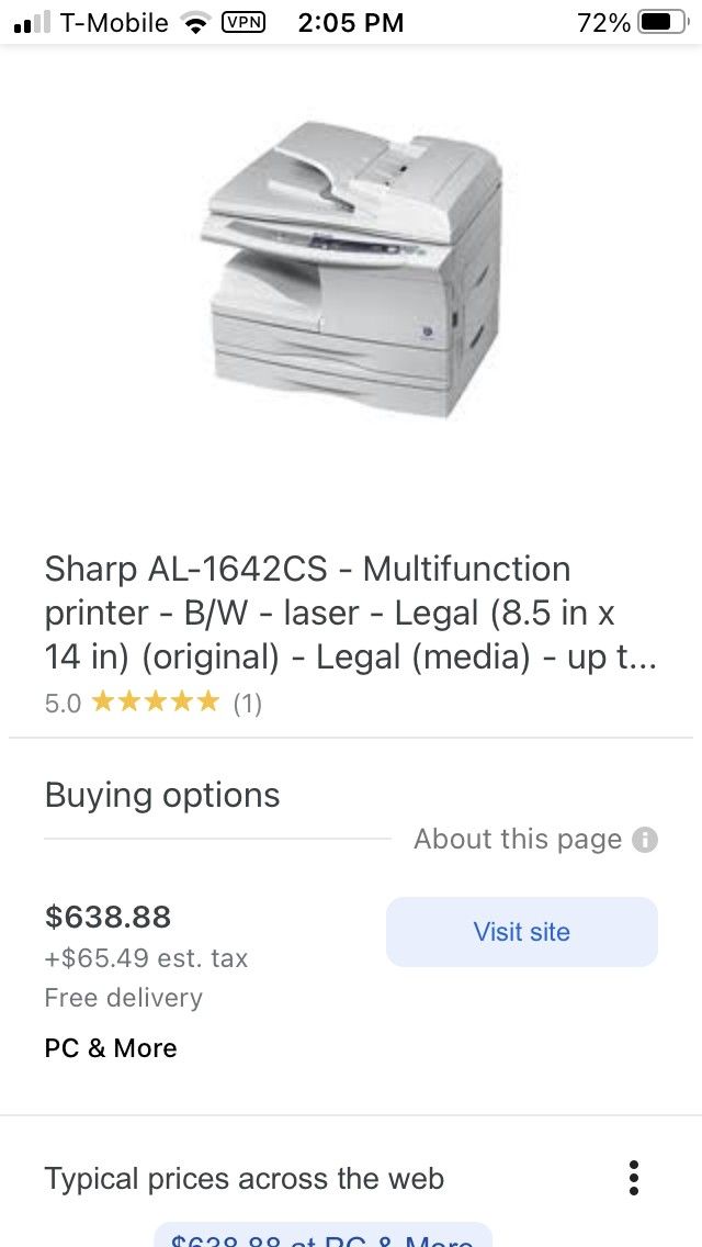 Sharp Office Printer