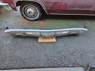 1966 impala bumper, valance, lower grille, turn signal housing pair