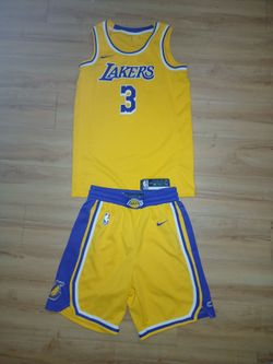 ​Authentic Nike Anthony Davis Lakers Jersey & Shorts Set - Size S / 40