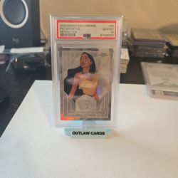 2023 POCAHONTAS DISNEY 100 CHROME REFRACTOR PSA 10