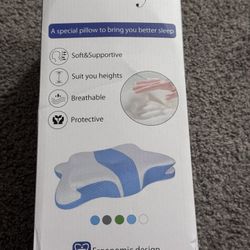 🛌 Ergonomic Cervical Memory Foam Pillow — BRAND NEW ✨