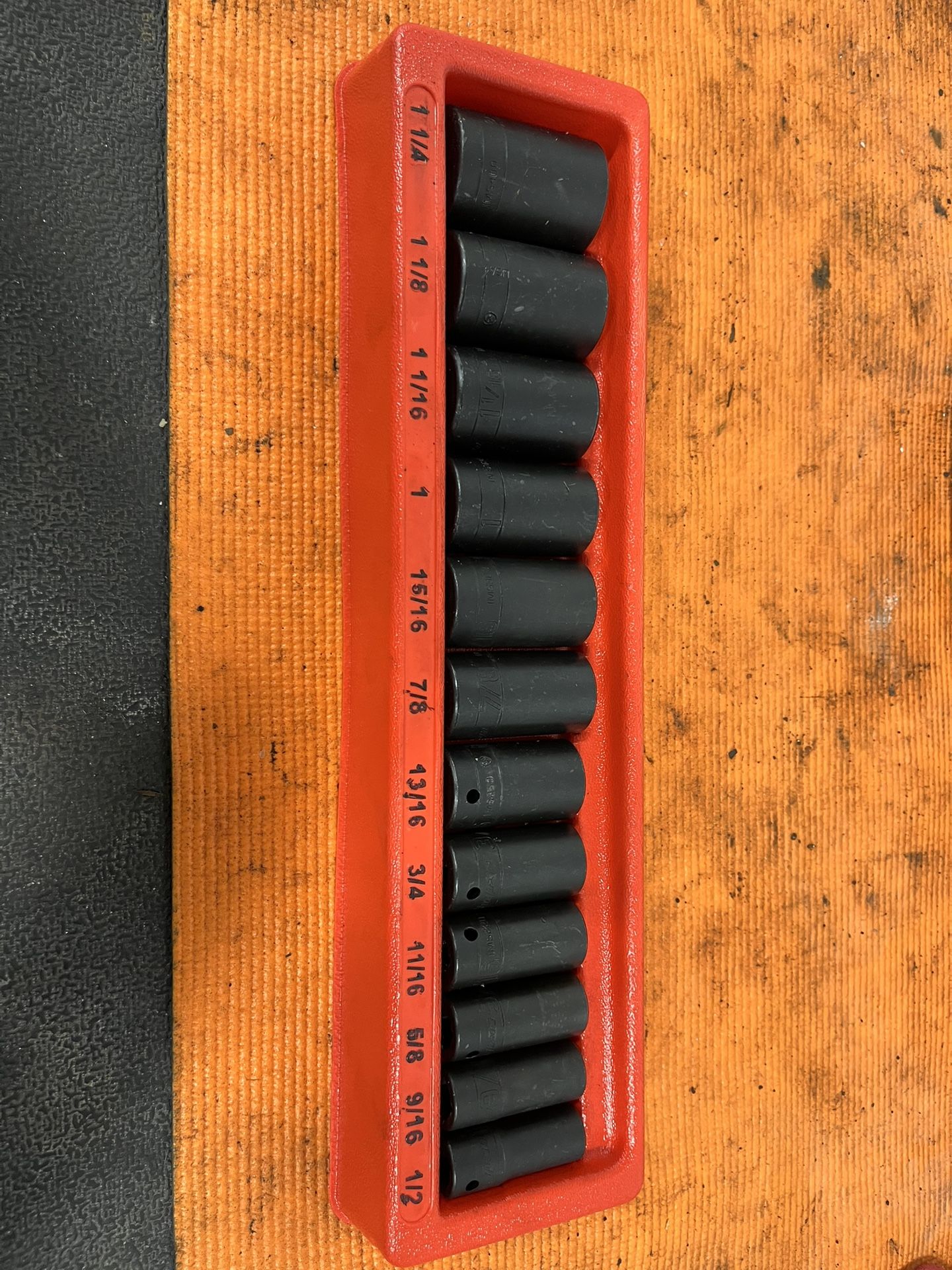 SNAP ON 1/2” SAE Impact Set