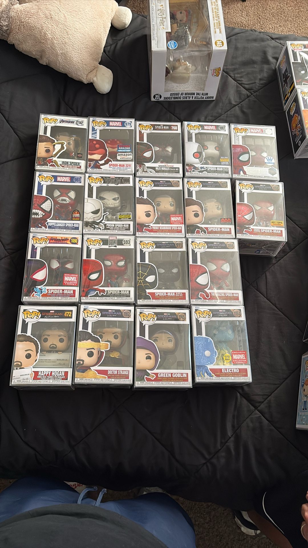 Marvel spider man Funko pops!