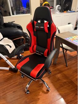 Gaming office chair black and red