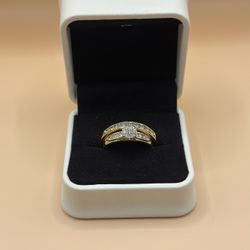 2.00 Ctw Diamond  Matching Trío Ring Set 