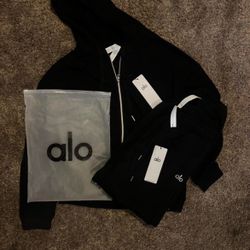 Alo Zip Hoodie Set Size XL