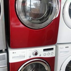 LG Stream Washer And Gas Dryer Set For $700