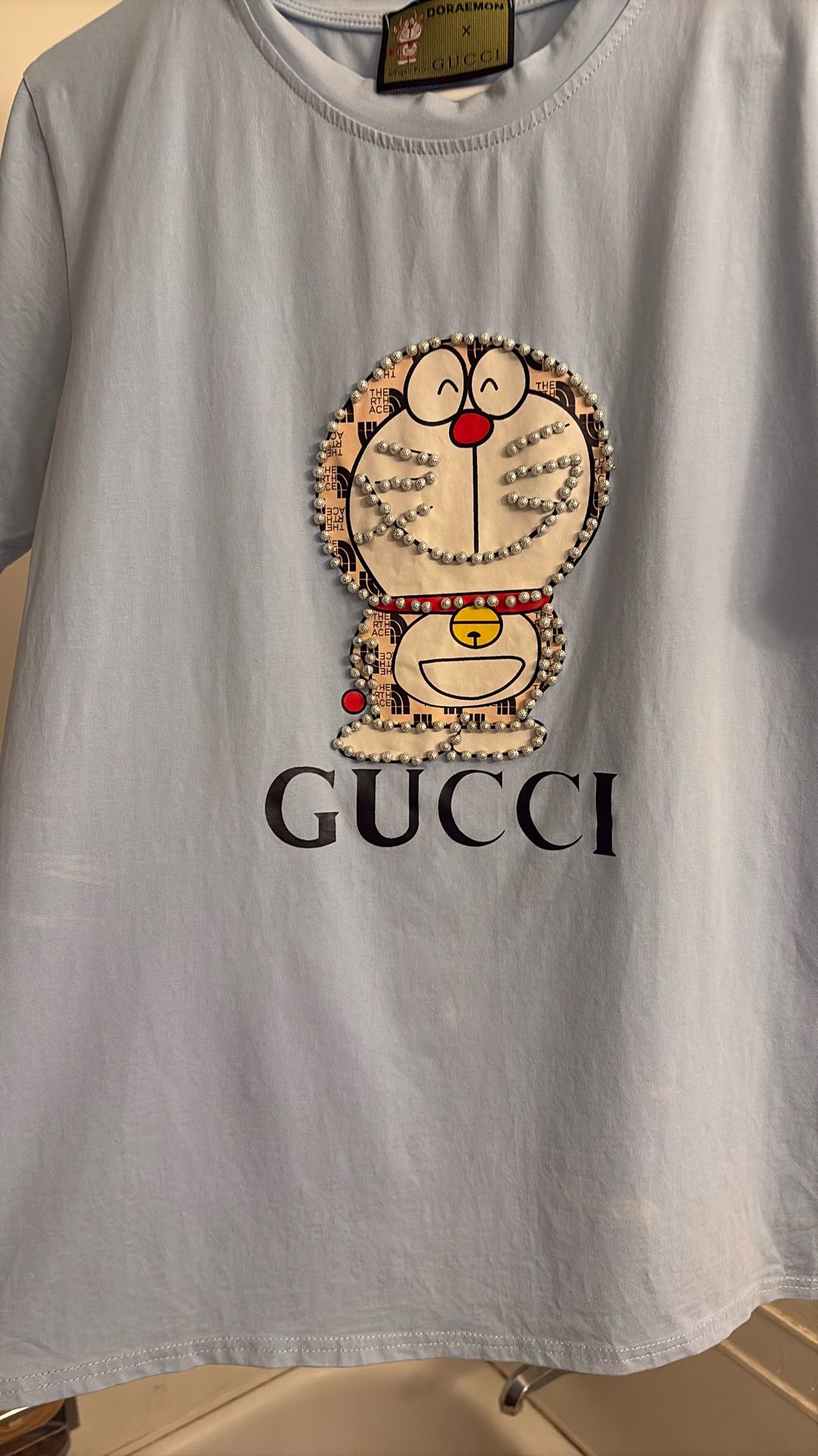 GUCCI Doraemon collaboration cotton T shirt