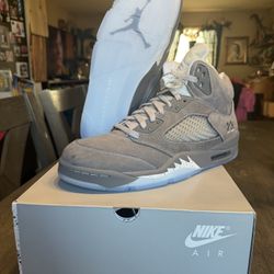 Jordan 5 Wolf Grey Size 12 