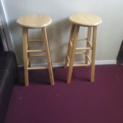 2bar stools solid