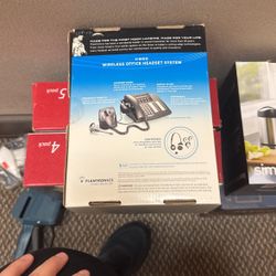 Wireless office headset