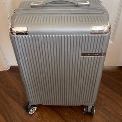 Silver Luggage Carry On Bag Luggage 