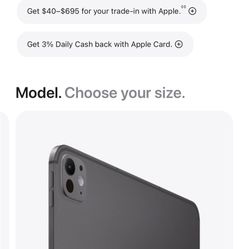 iPad Pro 7th gen 13” 256Gb Unlocked WiFi And Cellular 