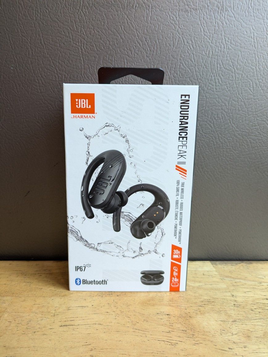 JBL Endurance Peak Il True Wireless Headphones