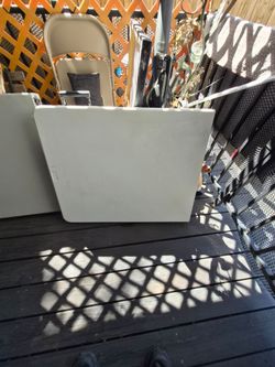 2 -Indoor/Outdoor 6-Foot Tables