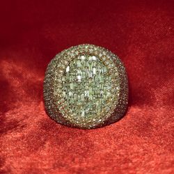 10k Yellow Gold Diamond Round Ring 2.75 ctw