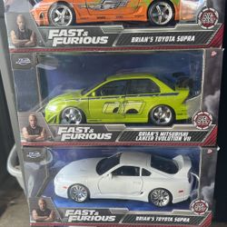 Fast And The Furious 1/24 Scale Cars 