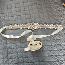 Rhinestone Belt For Wedding Dress