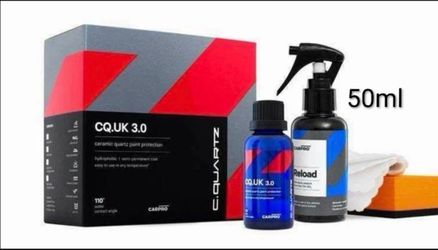 CARPRO CQUARTZ UK 3.0_50ml Kit w/Reload - Ceramic High Gloss Coating, Quartz Nanotechnology