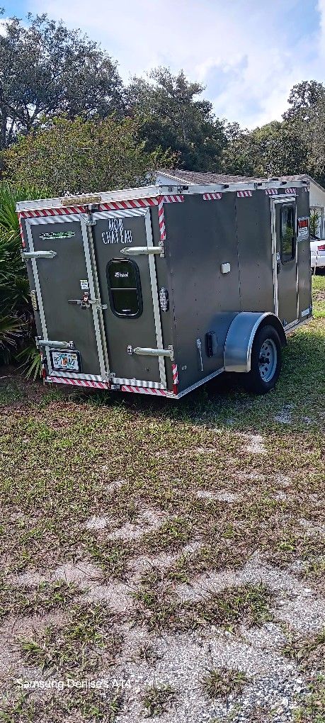 Trailer Converted In Cozy Camper 10x5 $4000