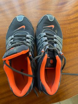 VINTAGE Nike Shox NZ Black / Orange / Grey - Men's US Size 9
